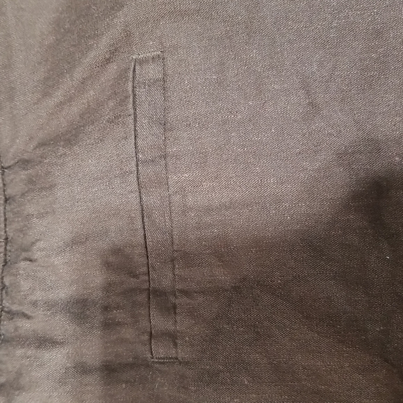 Apt. 9 Brown Linen Blend Taylored Mid-Rise Embroidered Pocketed Shorts - Picture 9 of 14